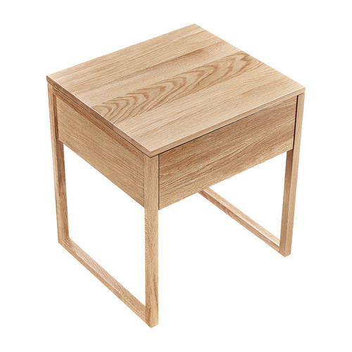 Diving Oak Wood Bedside Table
