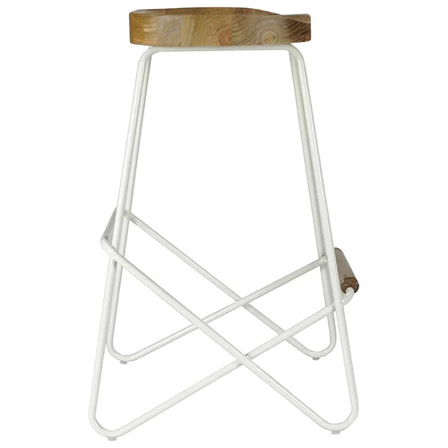 68cm Terzo Elm Wood Barstool