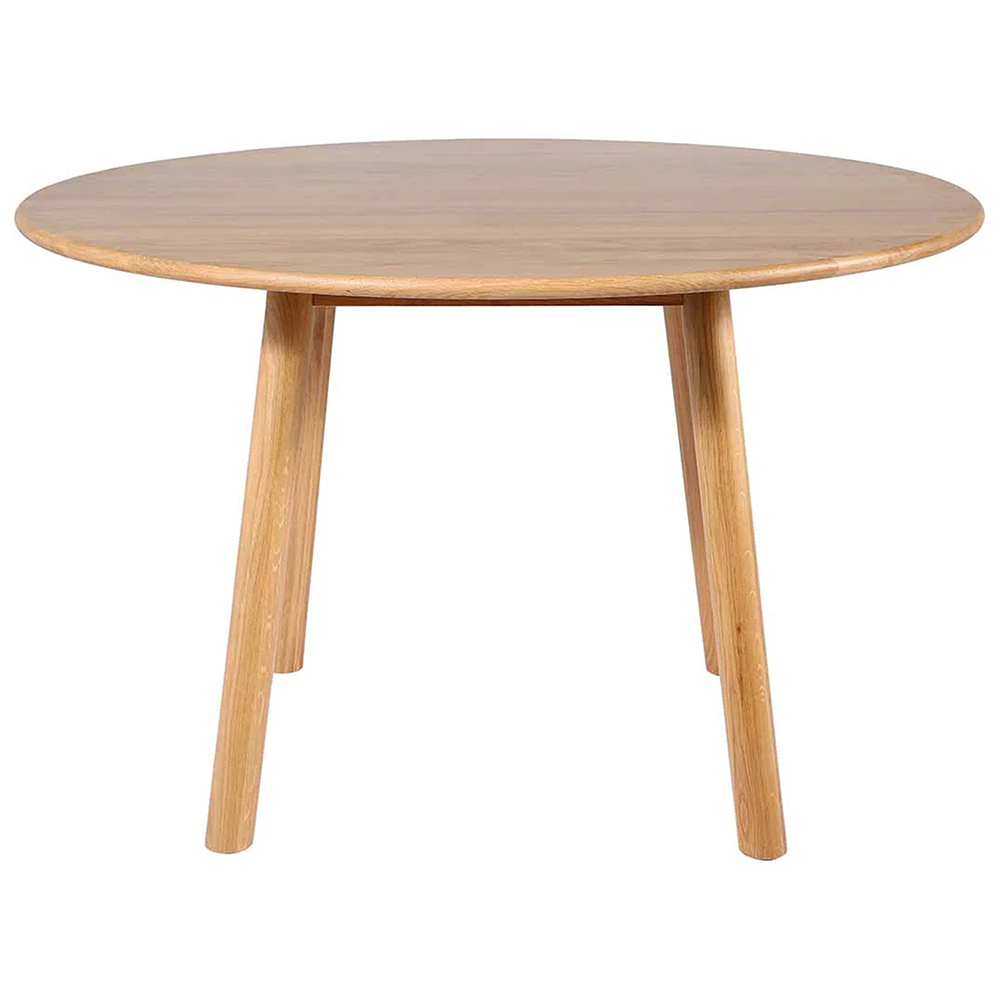Round Finland Oak Dining Table
