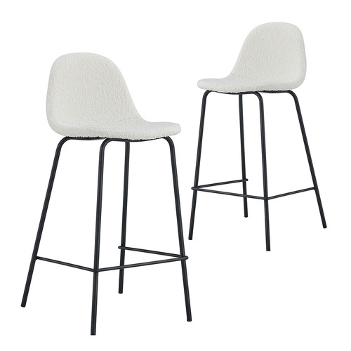 65cm Claire Boucle Barstools