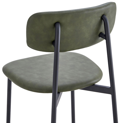 66cm Eunice Faux Leather Barstools