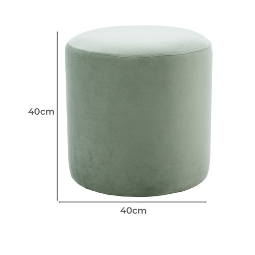 Chasin Velvet Ottoman