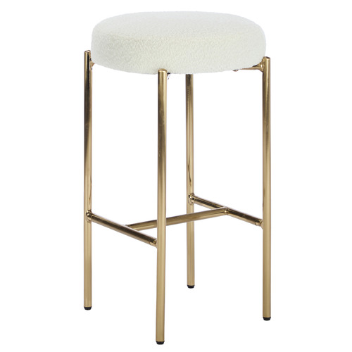 66cm Virginia Bouclé Bar Stool