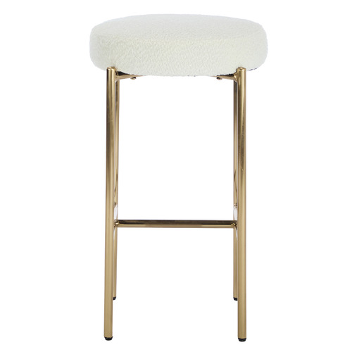 66cm Virginia Bouclé Bar Stool