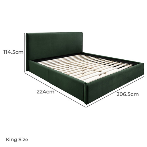 Reece Velvet Bed Base