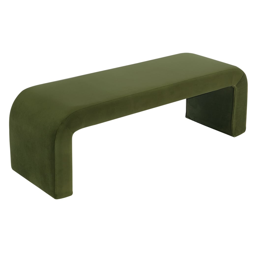 Trent Velvet Ottoman Bench