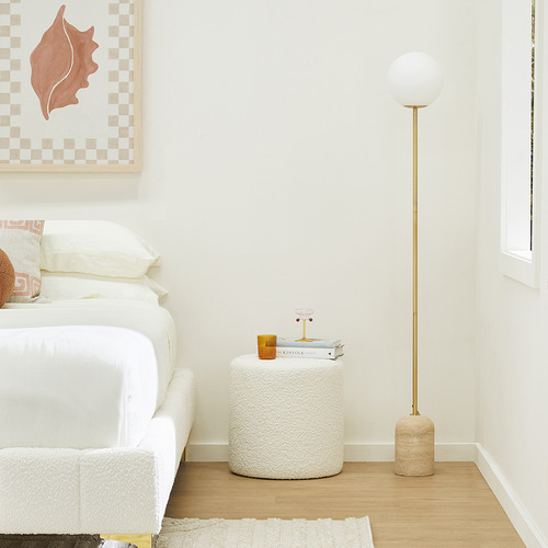 Eleanor Boucle Ottoman