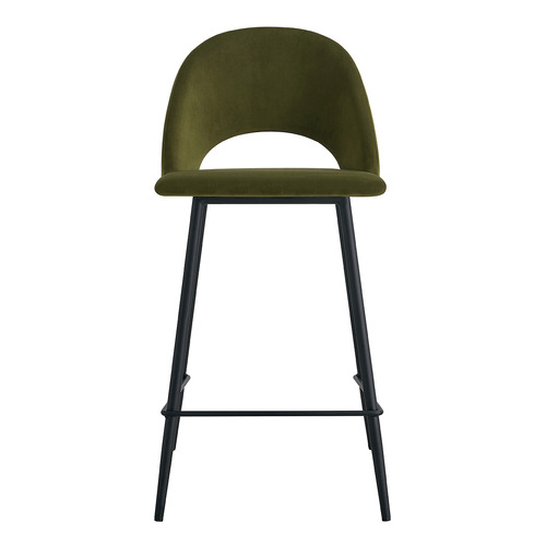 65cm Lantis Velvet Bar Stool