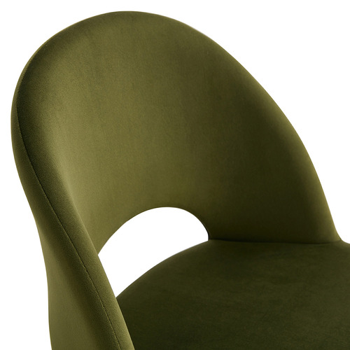 65cm Lantis Velvet Bar Stool