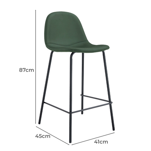 65cm Claire PU Leather Barstools