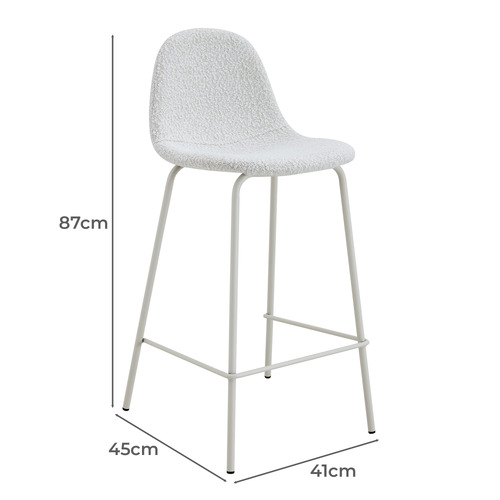 65cm Amira Upholstered Barstools
