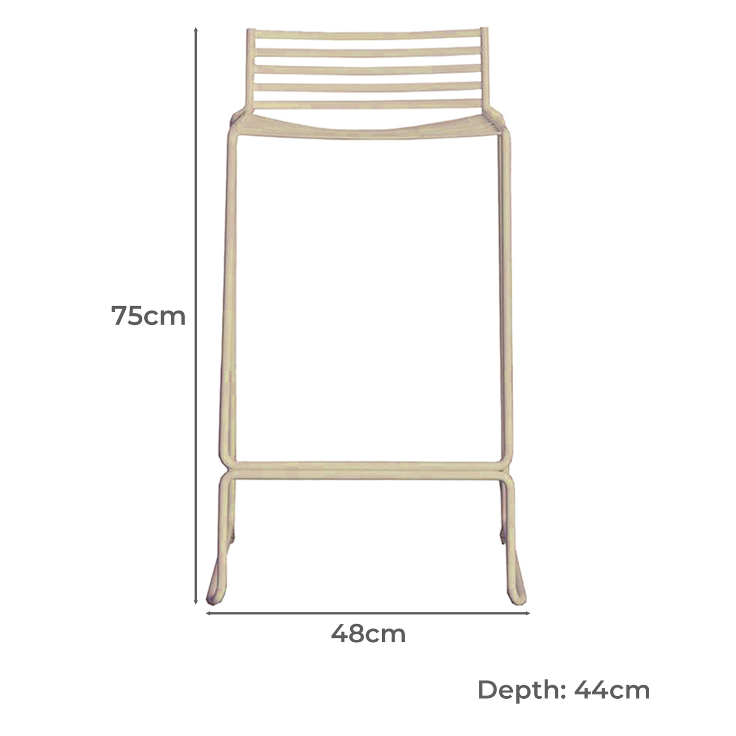 65cm Byrne Outdoor Bar Stools