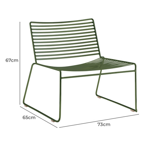 Byrne Stackable Outdoor Lounge Chairs