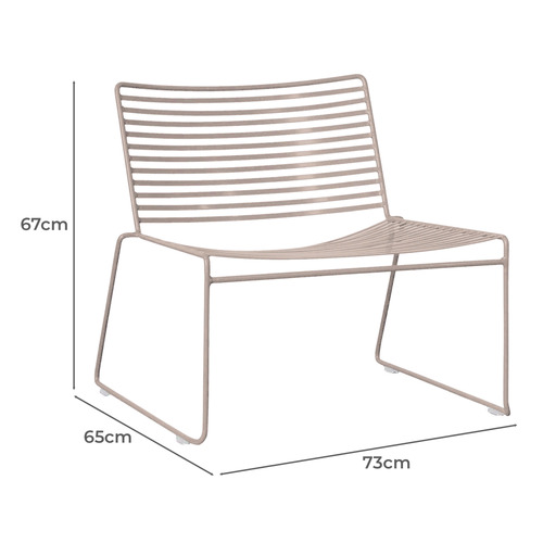 Byrne Stackable Outdoor Lounge Chairs