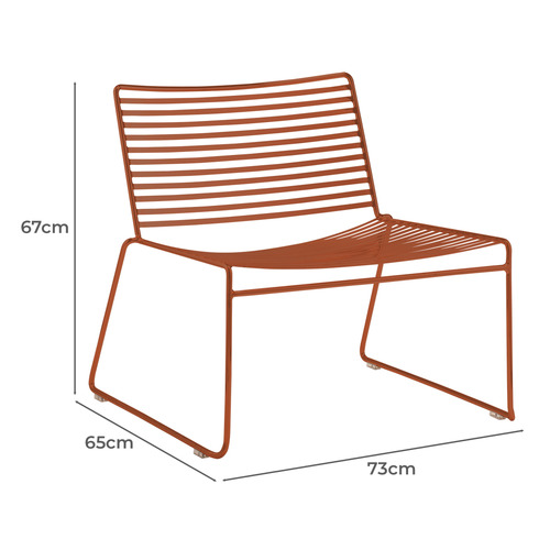 Byrne Stackable Outdoor Lounge Chairs