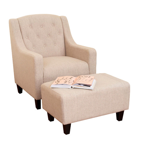 Nottingham Armchair & Footstool Set Temple & ster