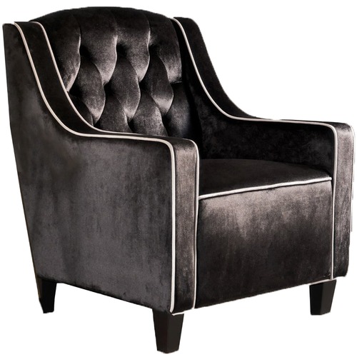 Lara Tufted New Velvet Armchair