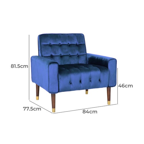 Bartos Velvet Armchair