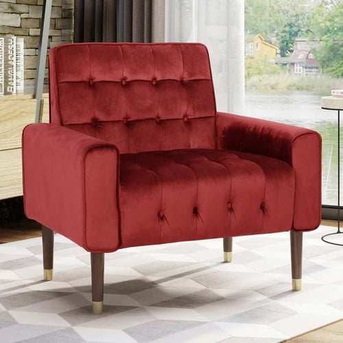 Bartos Velvet Armchair