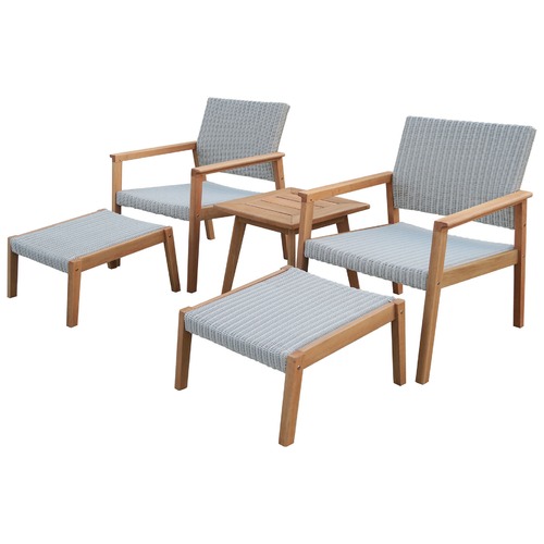 5 Piece Arthur Outdoor Furniture Set Temple & ster