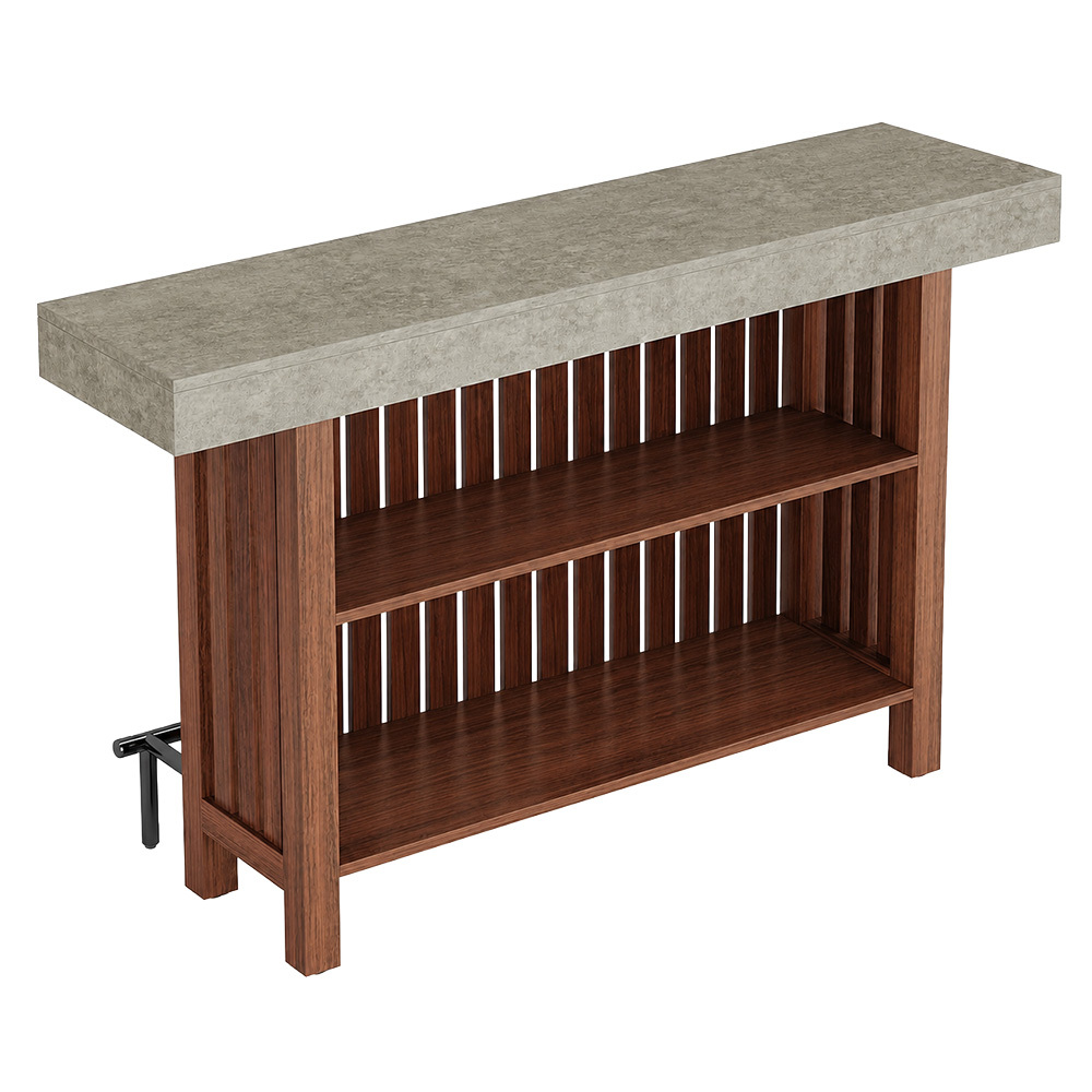 Sutton 2 Shelf Bar Table