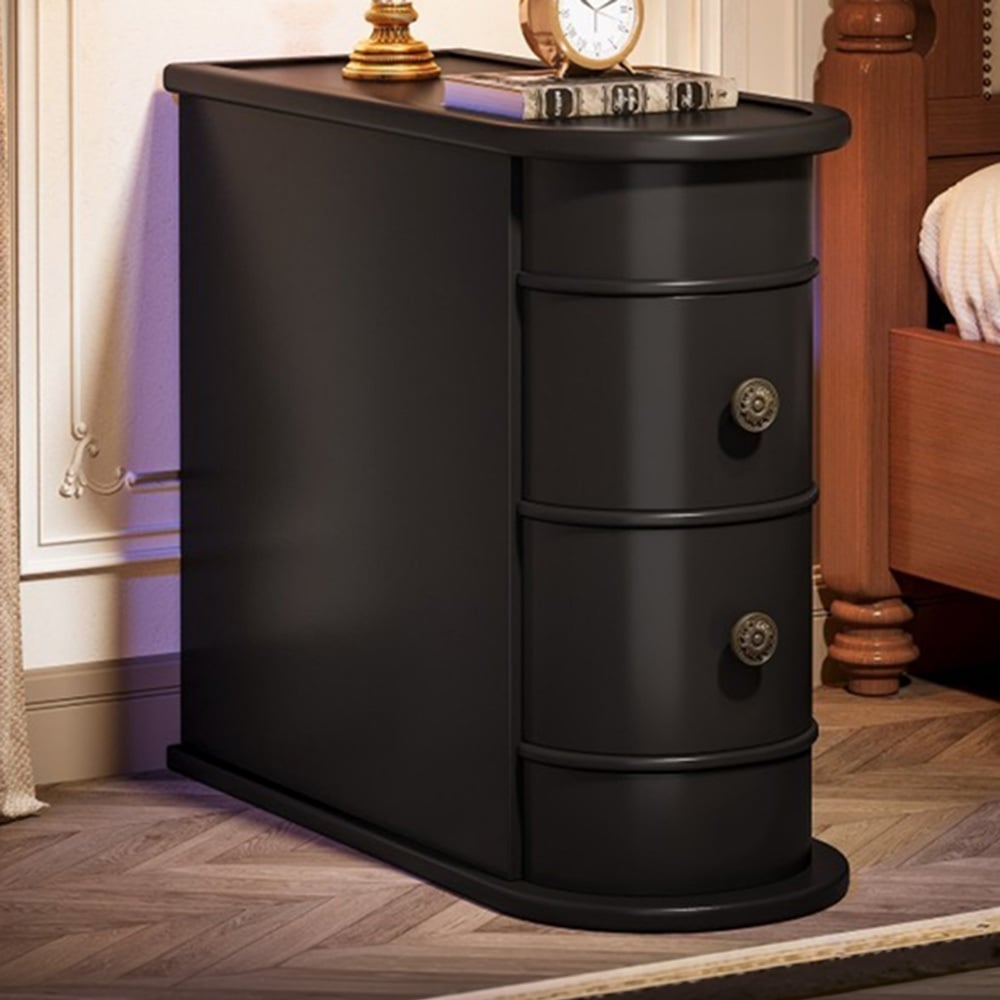 Cierra 2 Drawer Bedside Table