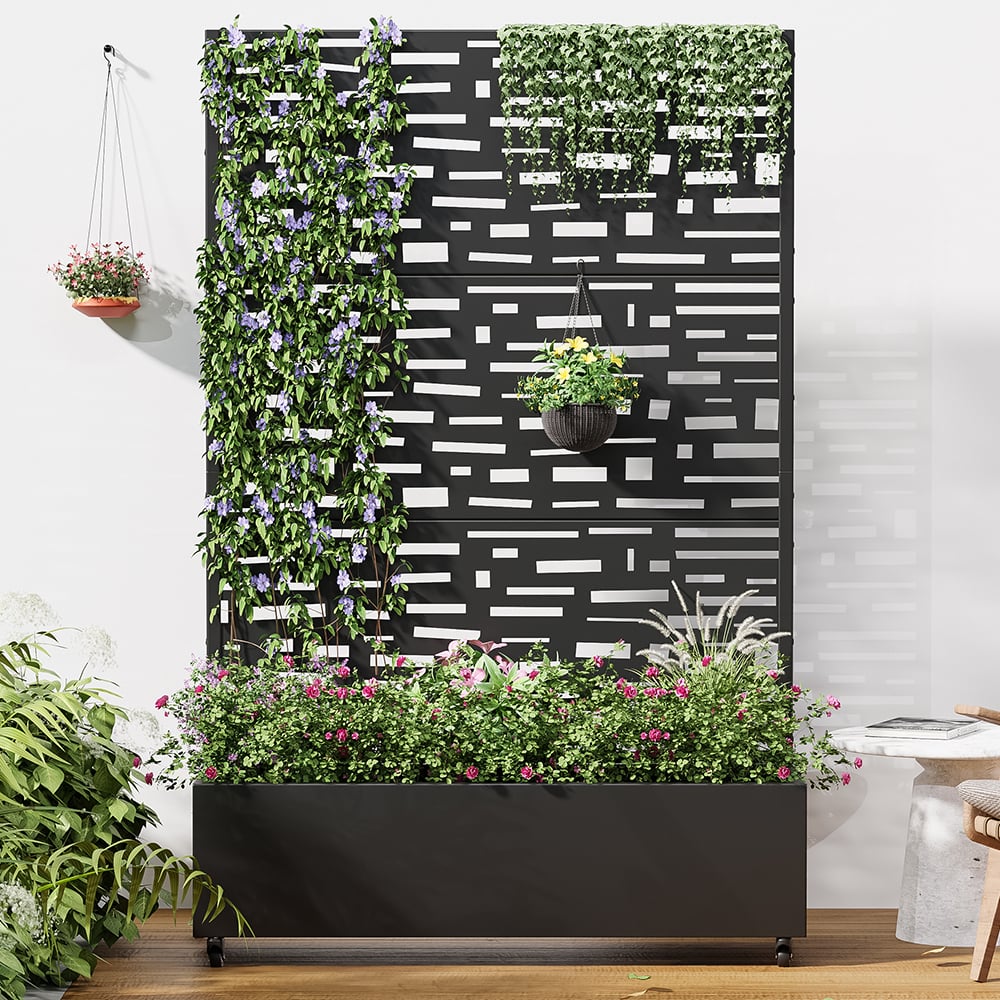 Berlin Steel Trellis Planter