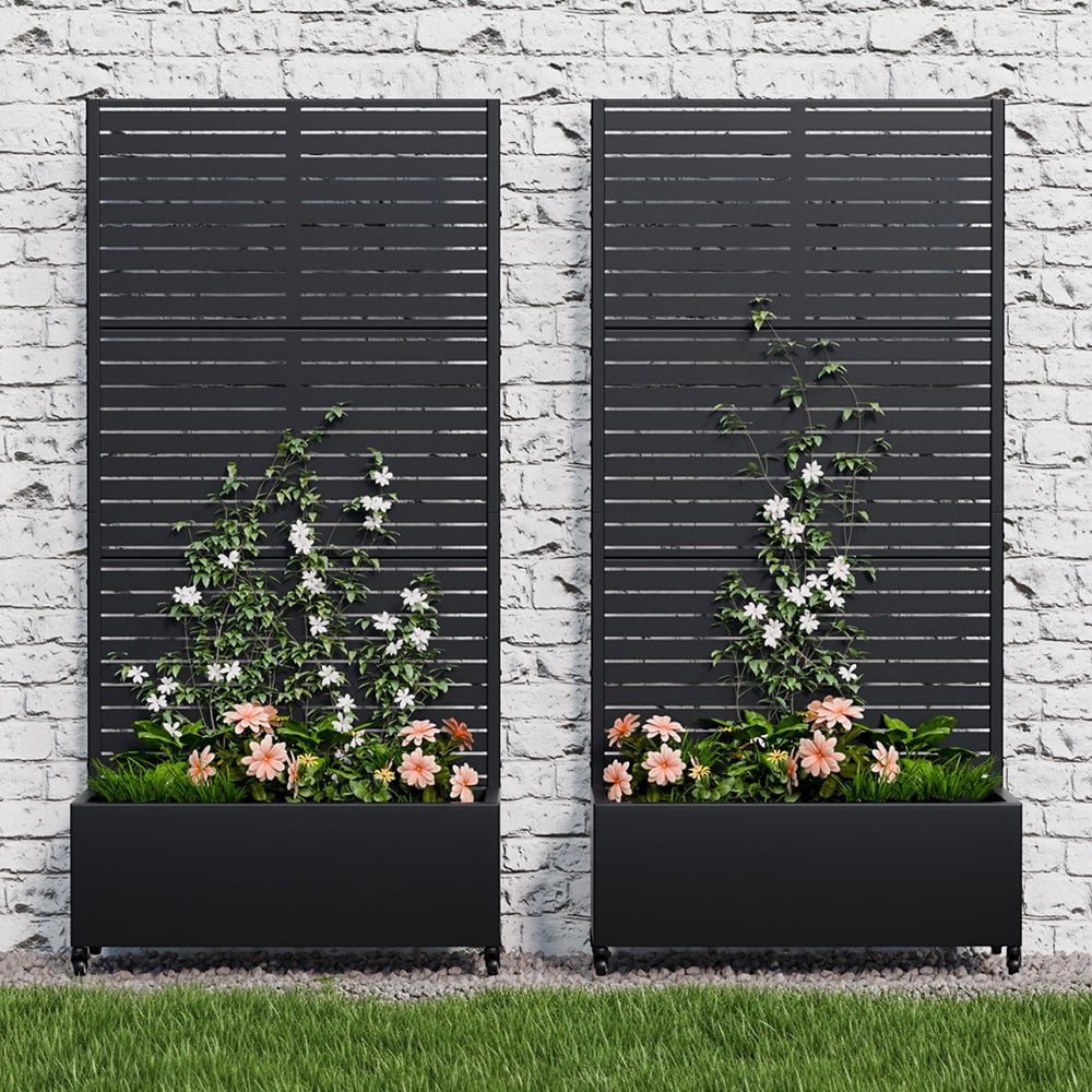 Tylan Steel Trellis Planter