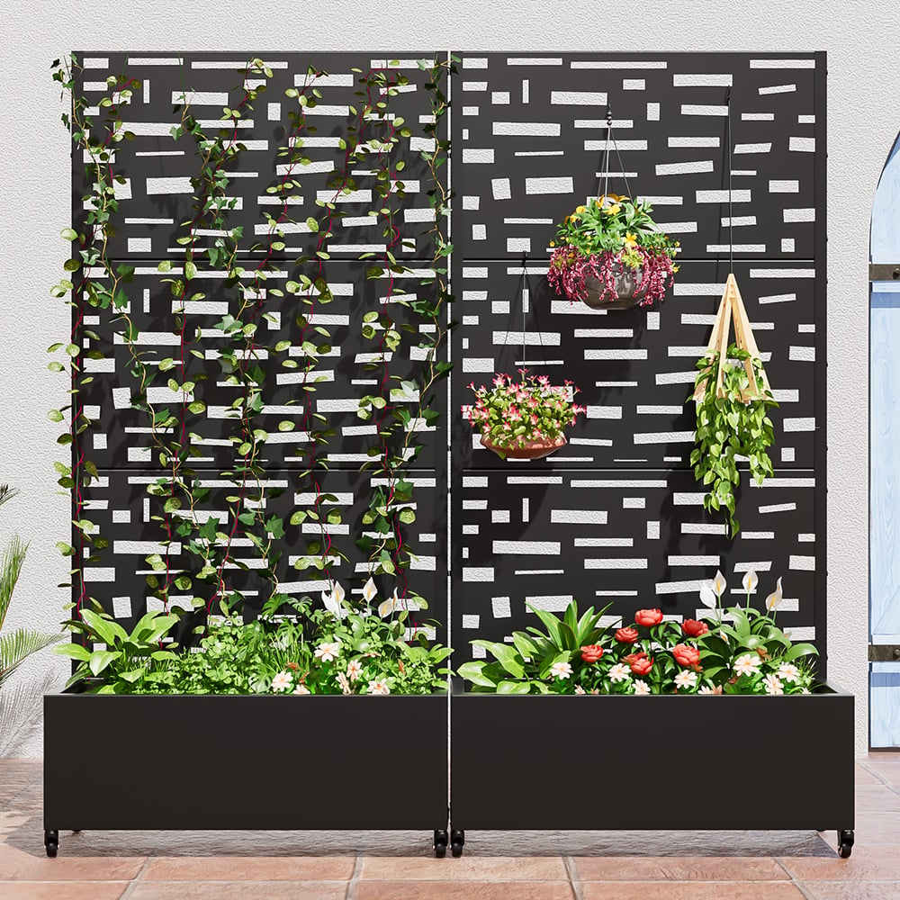 Berlin Steel Trellis Planter
