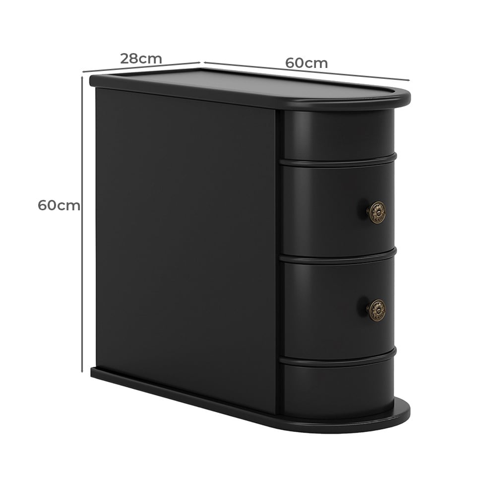 Cierra 2 Drawer Bedside Table