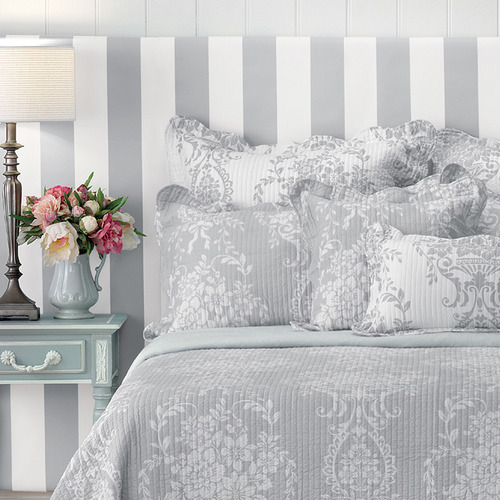 Grey Florence Bedspread Set