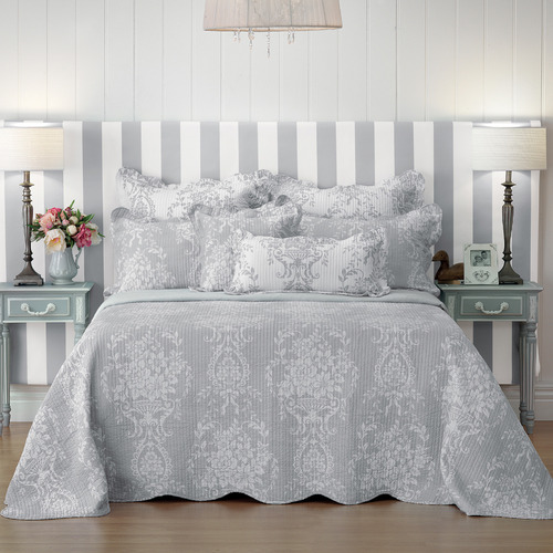Grey Florence Bedspread Set