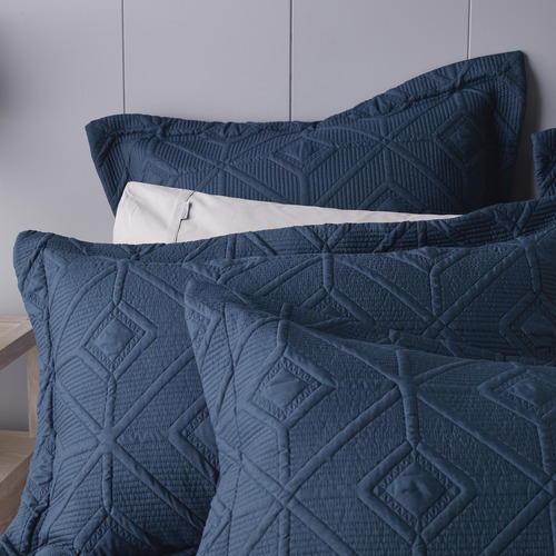 Navy Kazimir Coverlet Set