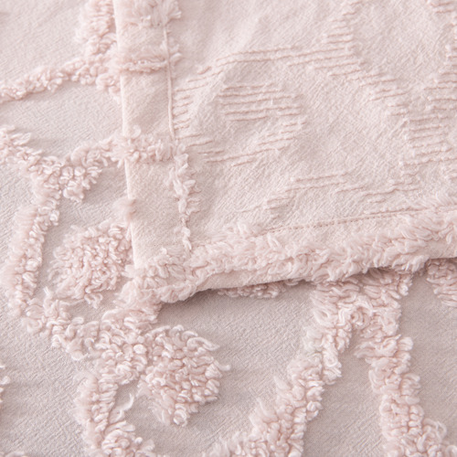 Blush Ella Cotton Chenille Bedspread Set