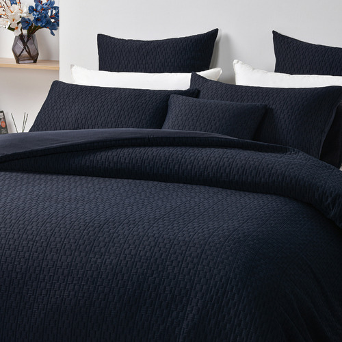 Burleigh Cotton-Blend Quilt Cover Set