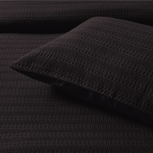 Chocolate Kahlani Cotton-Blend Quilt Cover Set
