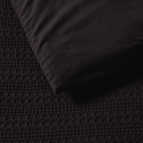 Chocolate Kahlani Cotton-Blend Quilt Cover Set