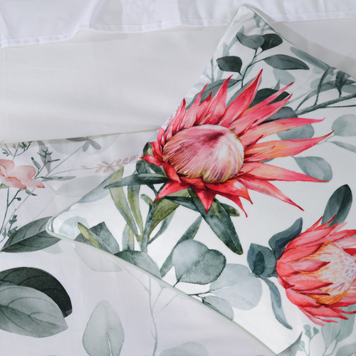 White Wellingrove Cotton Sateen Quilt Cover Set