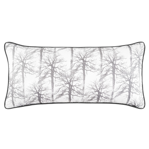 Grey Myrtleford Cotton Sateen Lumbar Cushion