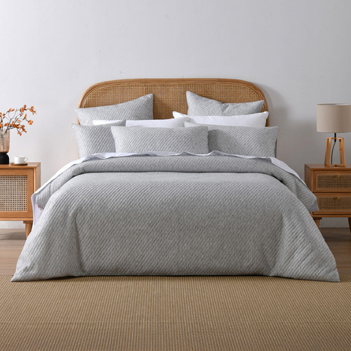 Grey Marle Pesaro Cotton-Blend Quilt Cover Set