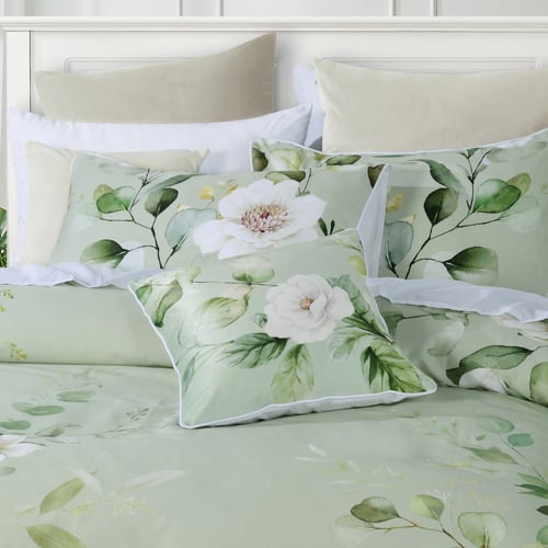 Sage Salisbury Cotton Sateen Quilt Cover Set