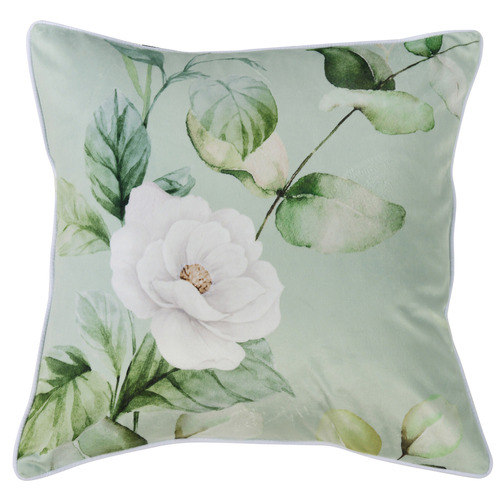 Sage Salisbury Velvet Cushion