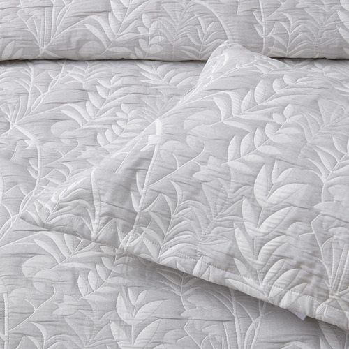Ember Polycotton Jacquard Quilt Cover Set