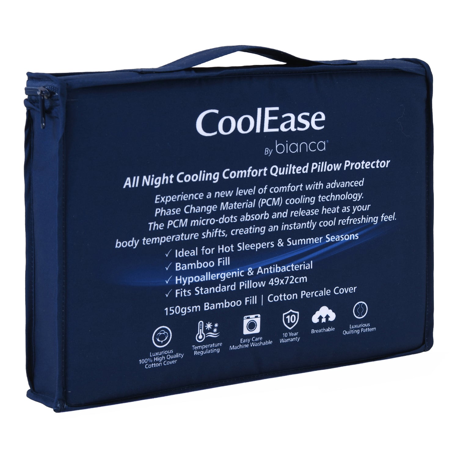 Cool Ease Cotton Percale & Bamboo Pillow Protector