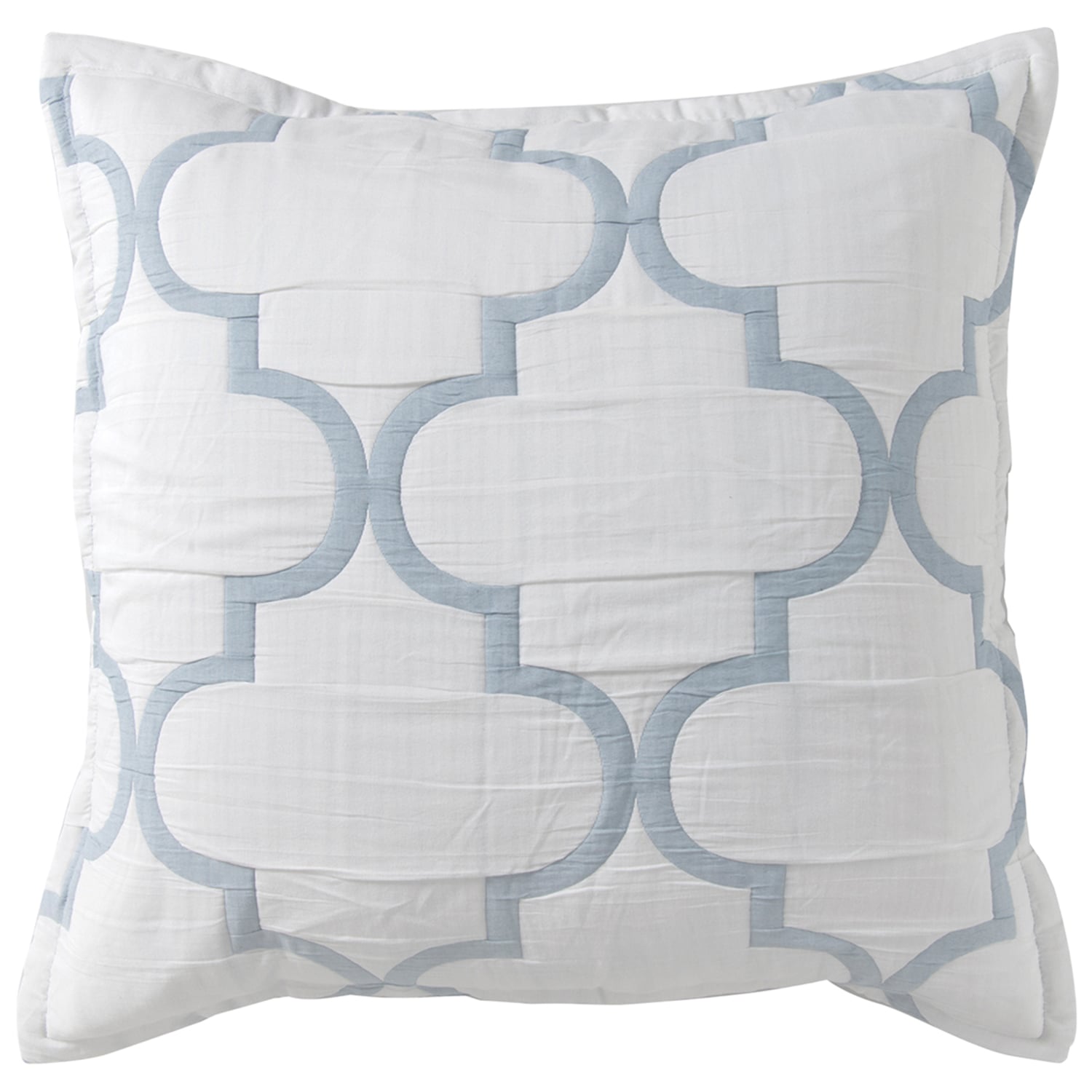 Blue Mirabelle Cotton European Pillowcase