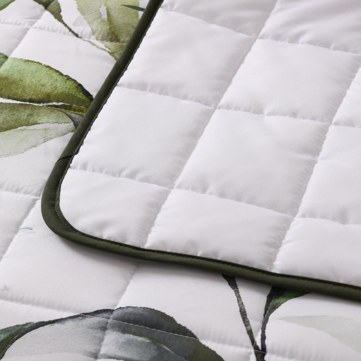 Forest Green Linden Coverlet Set