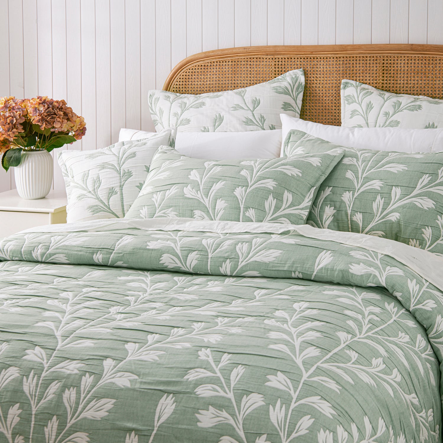 Sage Vionelle Cotton Bedspread Set
