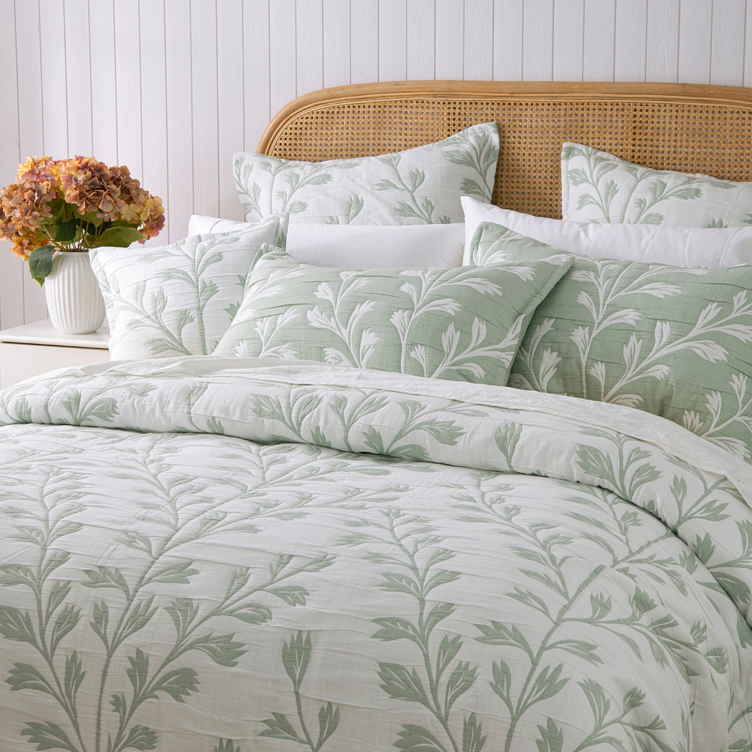 Sage Vionelle Cotton Bedspread Set