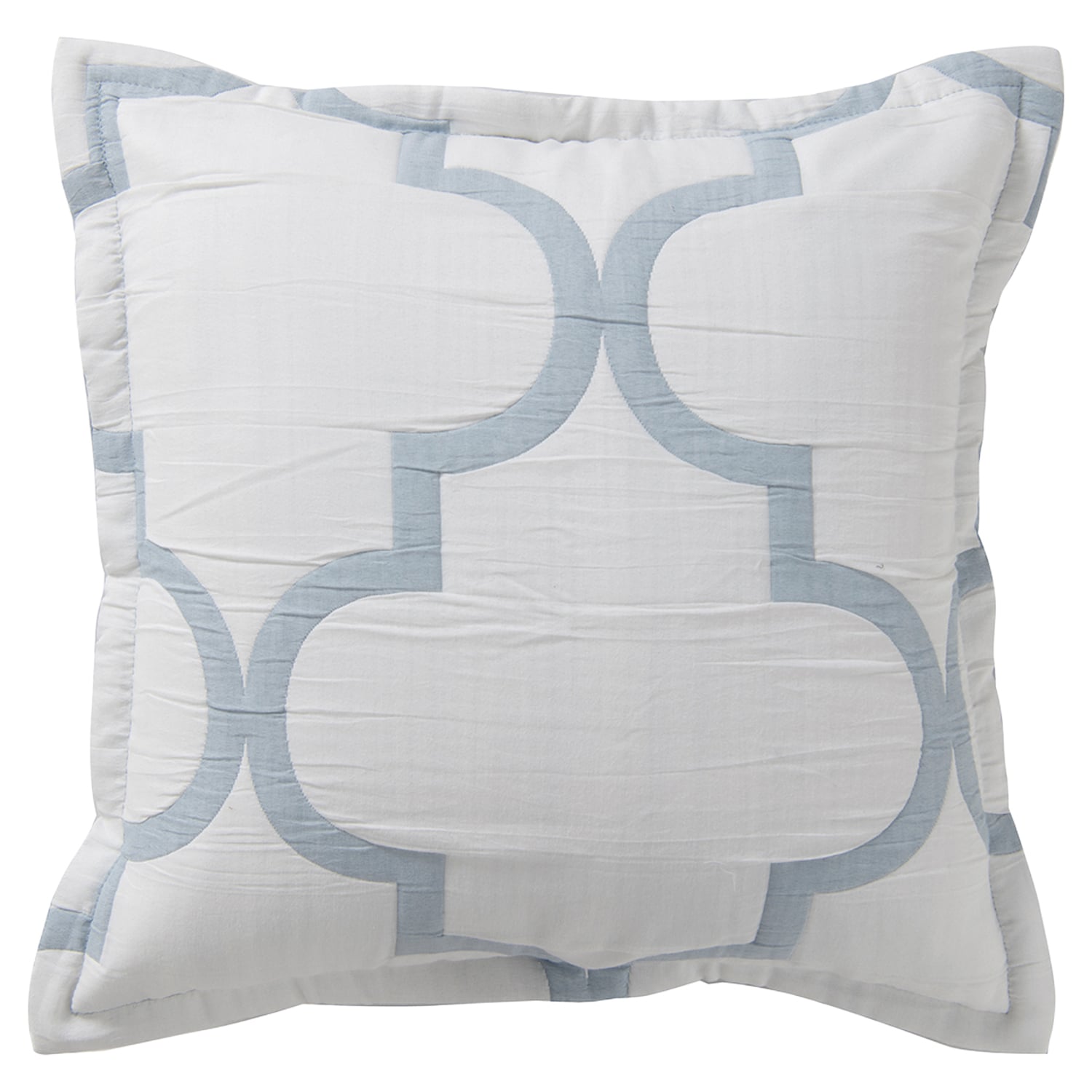 Blue Mirabelle Cotton  Cushion