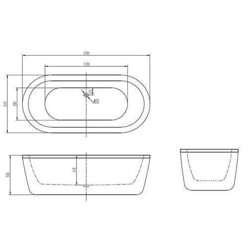 Enza Free Standing Bath